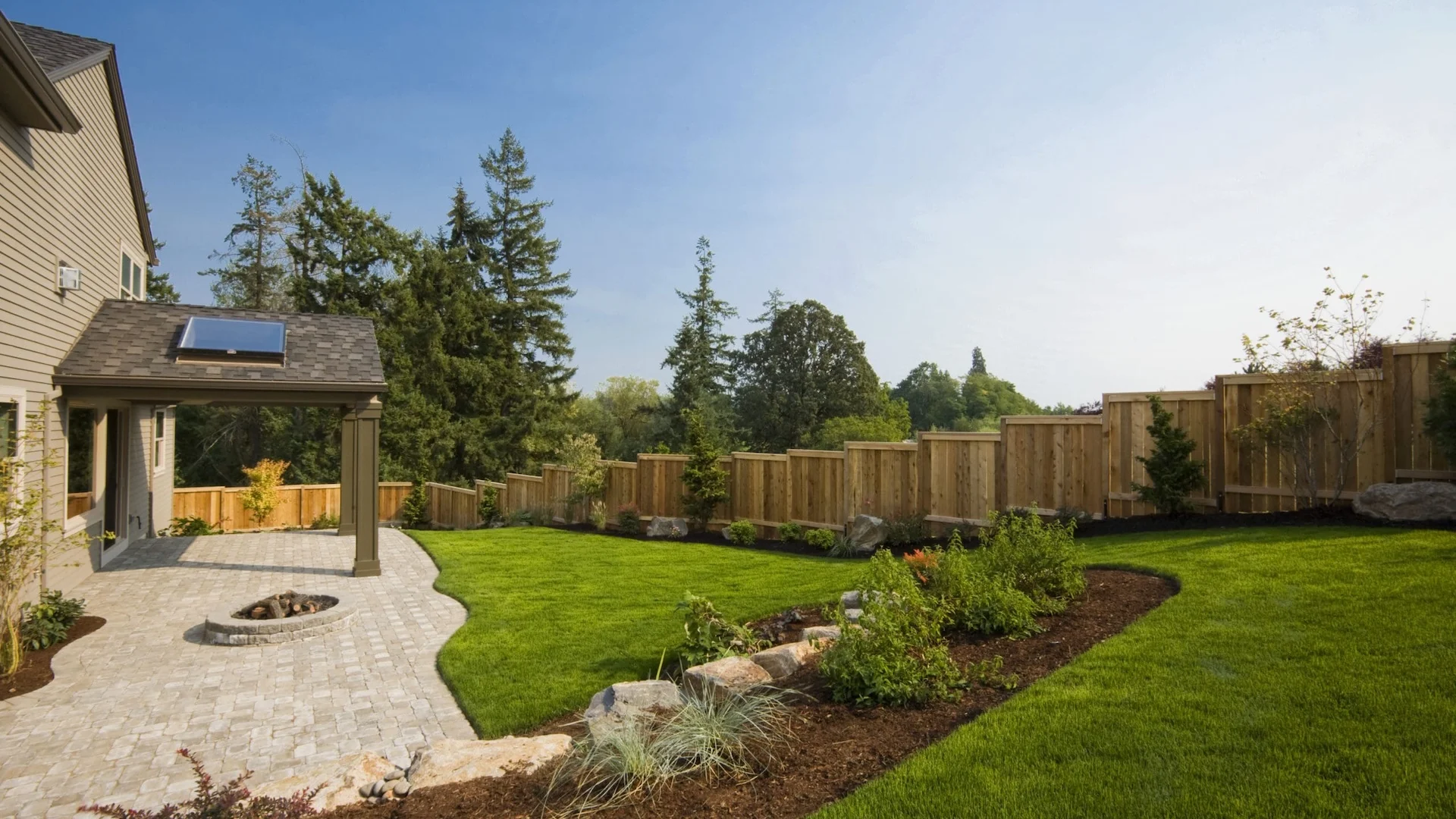 Beautiful garden and outdoor space